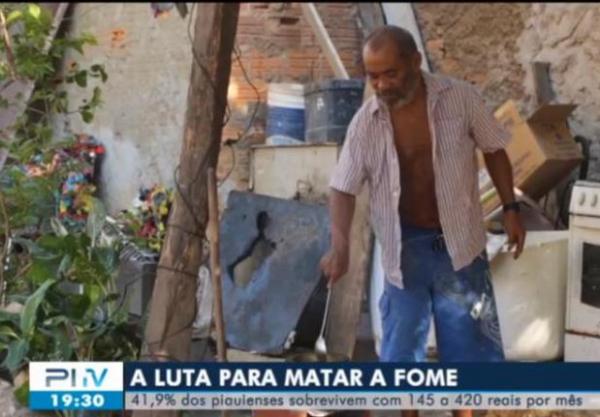 Quase metade dos piauienses sobrevive com renda entre R$145 a R$420 reais por mês