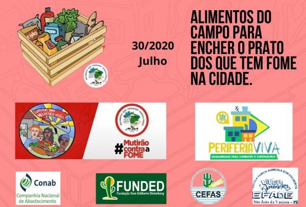 Em Parceria com o CEFAS e FUNDED, o Movimento dos Pequenos Agricultores – MPA Fará Mutirão de Distribuição de Alimentos Para Famílias em Situação de Vulnerabilidade nas periferias de Oeiras PI.