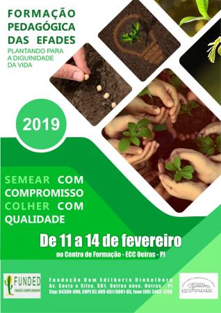 Fundação Dom Edilberto realizará de 11 a 14 de fevereiro a Semana Pedagógica das Escolas Famílias Agrícola