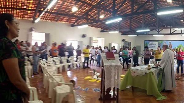 Celebração Eucarística marca início da semana pedagógica das escolas família agrícolas no ECC!