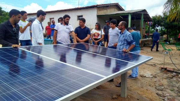 Morro Claro na Zona Rural de Oeiras recebe sistema de bombeamento de agua com energia solar